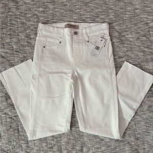 Liverpool The Crop Straight Leg Jeans Sz 0/25 | Liverpool The Crop White Jeans-